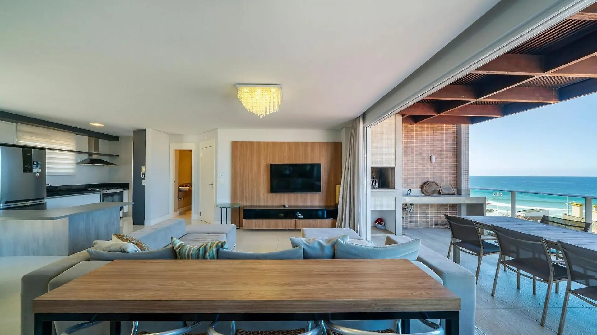 Apartment Varandas Do Atlantico 502A - Cobertura Com Vista Incrivel Em Condominio De Luxo A Beira Mar Na Praia De Bombas - Bombinhas Brasilien